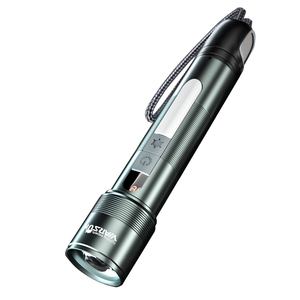 Warsun WS900 Banco de energía Advertencia Antorcha DE EMERGENCIA recargable Impermeable Zoom multifuncional Linterna de aluminio para exteriores - Product Image 1