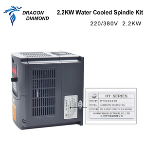 ER20 <strong>2.2KW</strong> Water Cooled Spindle Cnc Router HQD Spindle Motor Kit 24000rpm High Frequency 220v/<strong>380v</strong> Wood Working Spindle - Product Image 3