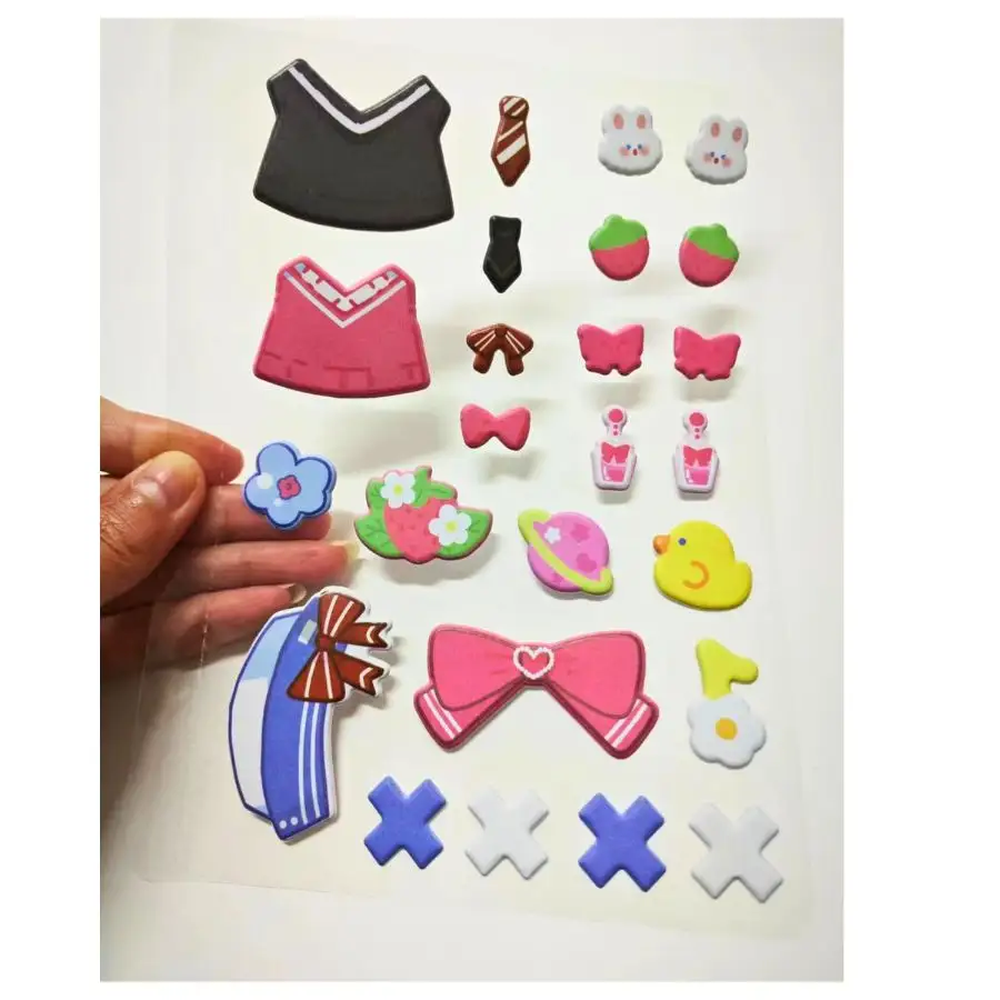 Food Cake Candy DIY Kindergarten early education reward stickers children's 3D stickers