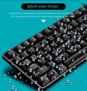 Best Cost Black Office <strong>Use</strong> PC Teclado E Y Mous Kit Wired Usb Key Board Klavye <strong>Keyboard</strong> and Mouse Set Combos for <strong>Computer</strong>