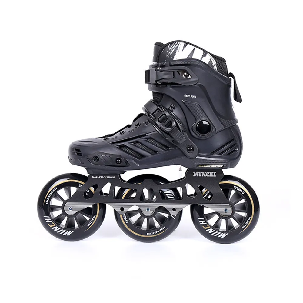 Zapatos de sketing a la moda y profesionales, patines en línea, patines con tres ruedas