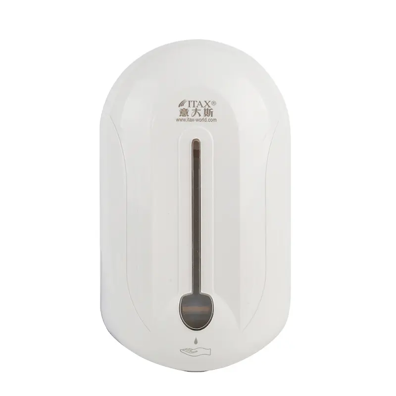 Elite Dispensador de jabón sin contacto 1100ml (Blanco) Dispensador automático de jabón líquido para manos con sensor automático sin contacto