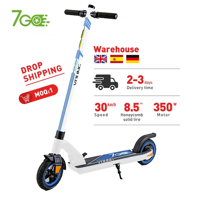 7Go H7 Outdoor Professional 2 Wheel Girl Electric Scooter Two Wheel 350W Powerful Motor 8 Inch Adults Foldable Fast E Scooter