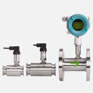 Flujómetro digital IoT inteligente 4-20ma/salida de pulso medidor de flujo de turbina de gas líquido con precio de fábrica
