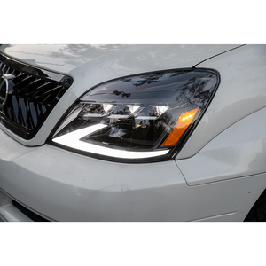 Lexus 2003-2009 için ZHENGWGO <span class=keywords><strong>GX</strong></span> oto parçası Modified modifiye <span class=keywords><strong>Led</strong></span> far ön far
