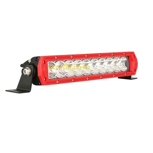 <span class=keywords><strong>2025</strong></span> אדום חלקים אוטומטי חדשים llights מכונית הוביל בר אור 12v 24 ב 12 אינץ 50w סופר רזה שורה אחת הוביל בר אור לטרקטור משאית atv