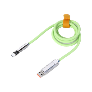 สายซิลิโคนหมุนได้540องศาสำหรับชาร์จไฟ USB Type C - Product Image 2