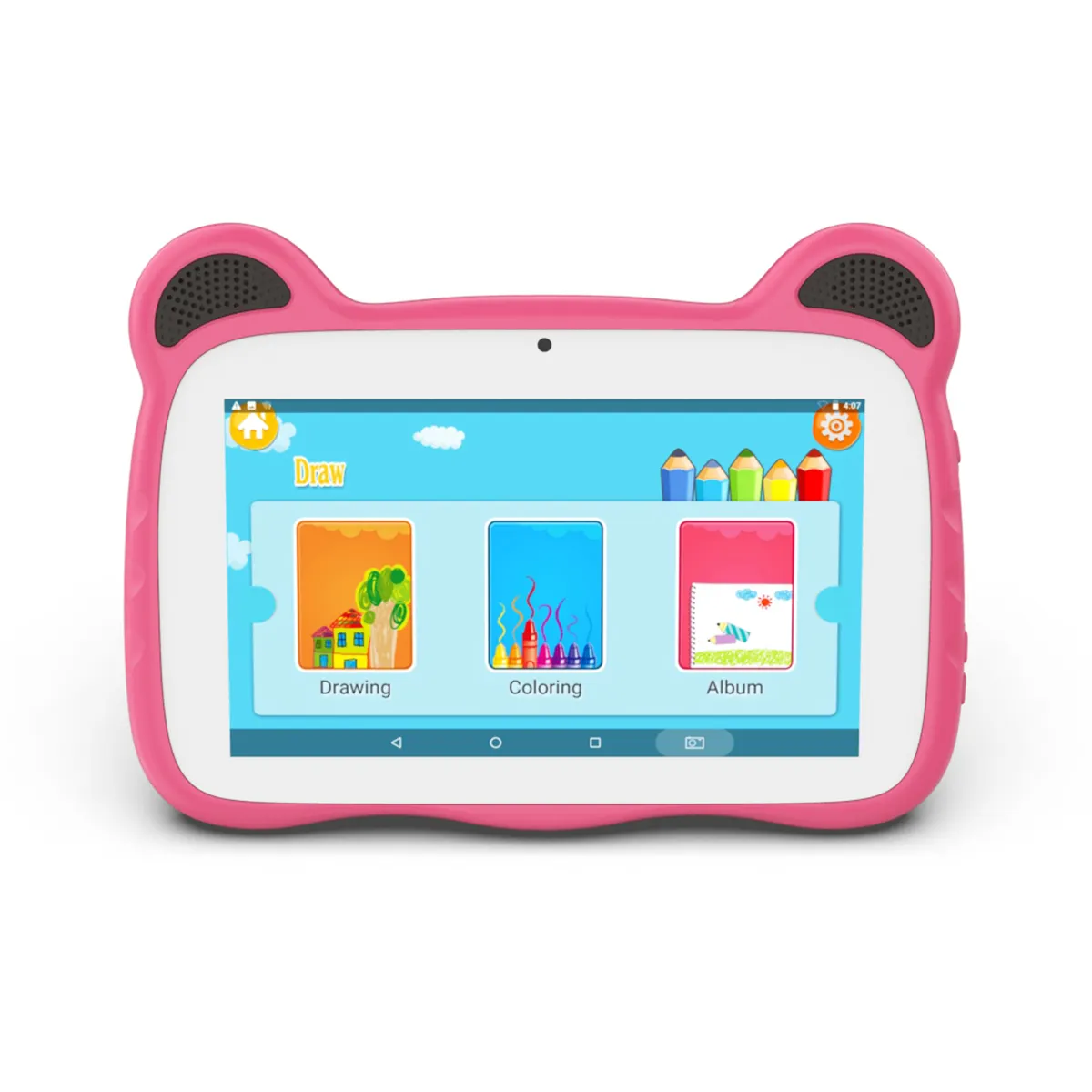 Tablet, tablet educacional wifi de 7 polegadas oem para crianças