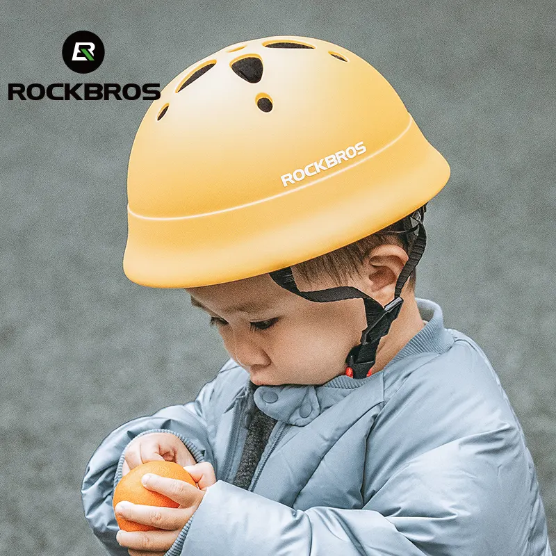 ROCKBROS Riding casco da bicicletta per bambini per 2-5 anni casco da bicicletta per bambini casco protettivo per la testa del bambino regolabile di sicurezza per bambini