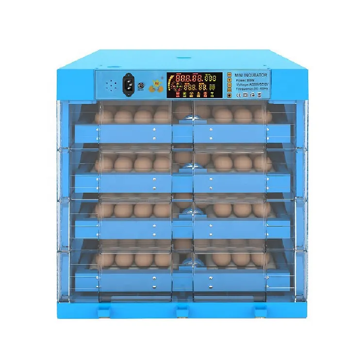 2023 Hot Sale Grande Capacidade Hatching Temperatura Incubadora Máquina Com Sistema Solar Incubadora Egg Hatching Machine