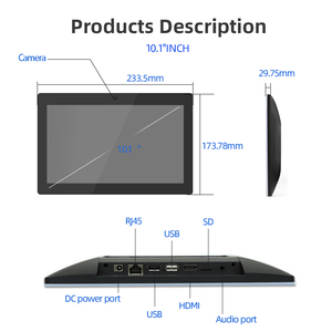 10-Inch <strong>Android</strong> 11 Tablet PC with LED Surround Lighting NFC/RFID Animation Functions for Meeting Room <strong>Display</strong> Retail Store Use - Product Image 6