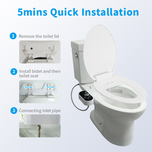 Cold Water Slim Non Electric <strong>Bidet</strong> Attachment for Toilet Self Cleaning Single Retractable Nozzle <strong>Bidet</strong> Attachment Spray <strong>Bidet</strong> - Product Image 5