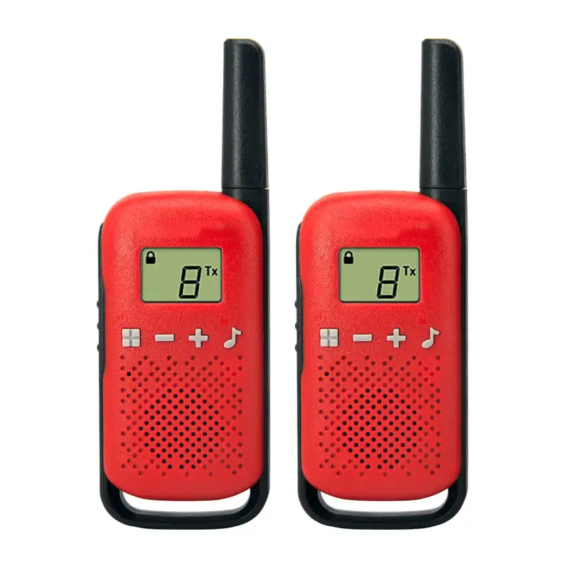 T42 Motorola TALKABOUT WALKIE-TALKIES License Free PMR 409MHZ mini Radios Digital Intercom Talki Radio Walki for Children