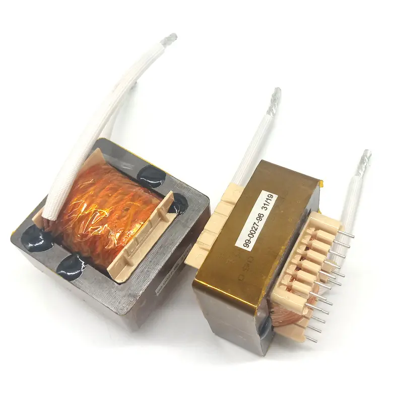कस्टम प्रारंभ करनेवाला घुमावदार बिजली ट्रांसफार्मर EE65 Ferrit कोर बिजली कनेक्टर ट्रांसफार्मर