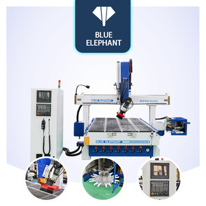 Blue Elephant 4 ejes CNC enrutador de madera 1530 ATC máquina de grabado 3D para carpintería con husillo giratorio a la venta - Product Image 2