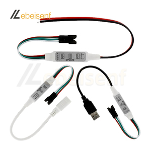 10 шт./лот SP002E мини волшебный цветной контроллер DC 5-24 В 600 пиксель IC светодиодный SPI сигнал Диммер 3-клавишный для WS2811 WS2812B световой полосы - Product Image 1