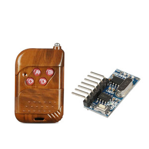 433MHz Drahtloser Mini-Empfänger Sender 4-Kanal-Hochleistungsausgang 1527 Fernbedienung schalter modul - Product Image 1