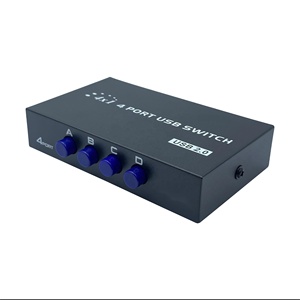 SYONG 4 Port Usb2.0 Switch 4 <strong>Computers</strong> Share a <strong>Printer</strong> Fast Switching Plug and Play No Need to Install Driver - Product Image 3