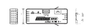 FrSky ARCHER PLUS SR8 <strong>8CH</strong> FrSky 2.4GHz ACCESS / ACCST D16 for X18S X20S XE X20 PRO HD Ttransmittes - Product Image 2