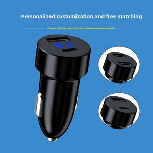 ที่ชาร์จในรถเร็วสุดๆ QC3.0 PD 20W USB Type-C สำหรับ Apple Huawei โทรศัพท์ชาร์จได้อย่างรวดเร็ว - Product Image 3