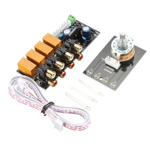 custom Signal Switching Amplifier Board <strong>4</strong> to <strong>1</strong> Audio <strong>Input</strong> Signal Selector Relay Board modules