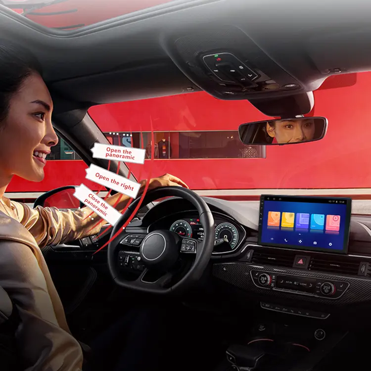 Wemaer 4 + 64G مشغل سيارة HD our P Dash مسجل GPS ملاحة سيارة درجة من أجل تويوتا لاند كروس