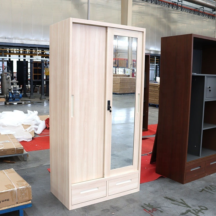 Armoire en acier à 2 portes avec tiroirs