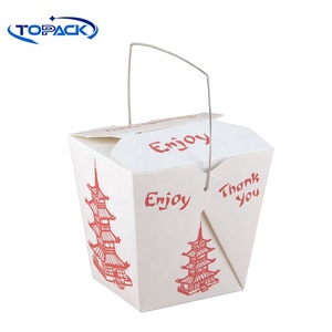 กล่องบะหมี่กึ่งสำเร็จรูปกระดาษพับได้มีหูหิ้วสำหรับใส่อาหาร - Product Image 5
