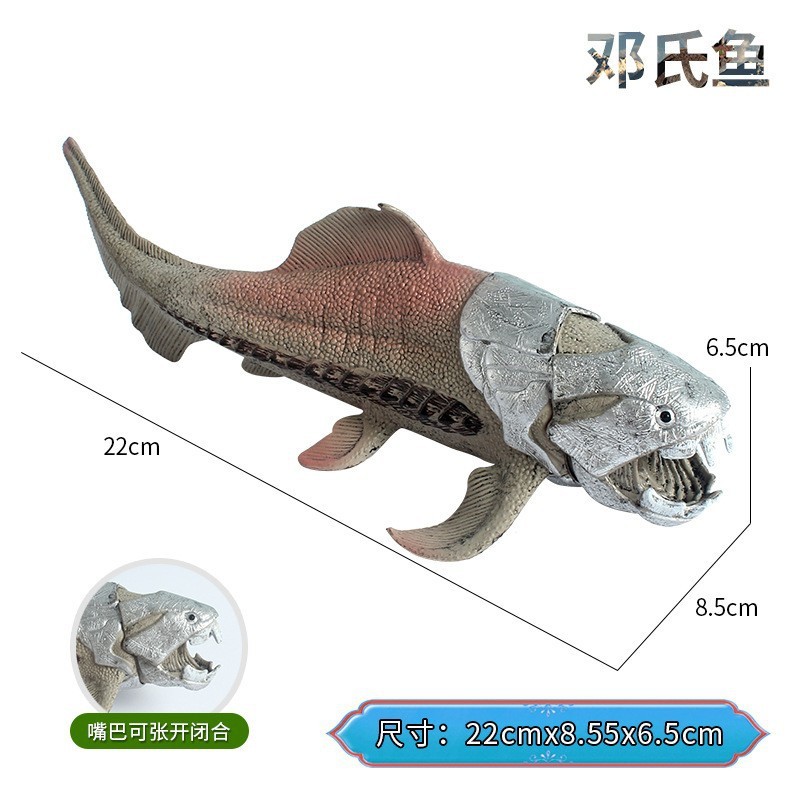 Dunkleosteus (mouth can open and close)