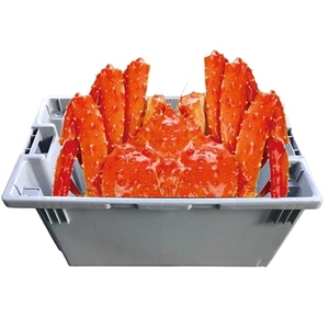 מלבני stackable מתמוטט מלבני stackable ארגז אחסון עבור תחבורה