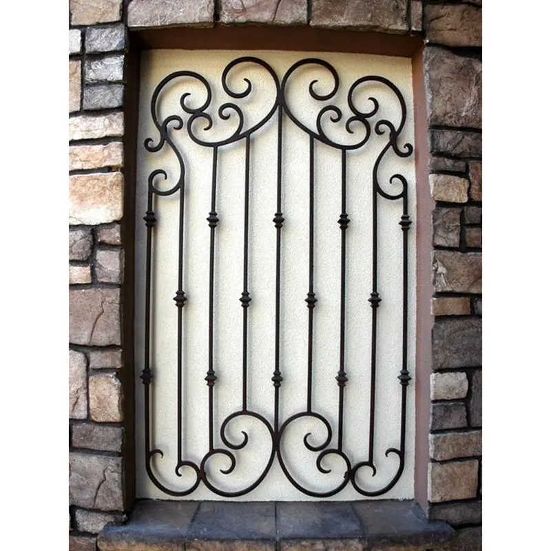 Top-selling wrought iron window fence grill designs