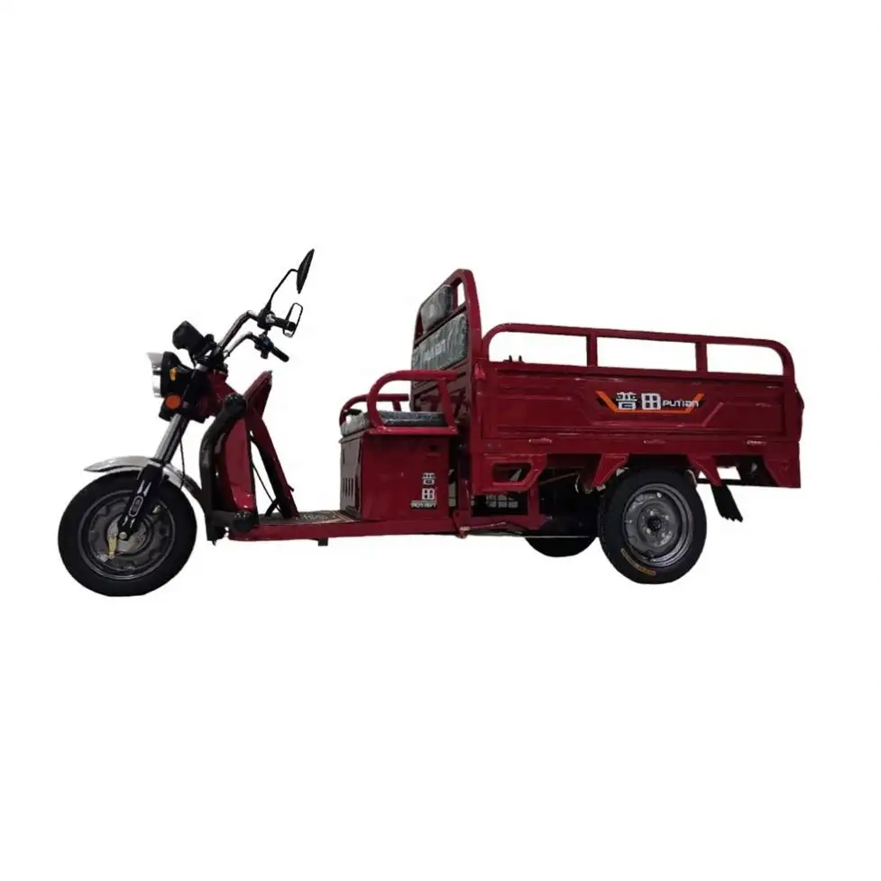 Factory Wholesale Cargo Bike Delivery Bicycle 750W Trailer 1000W Big Fatbike E Box Cart Family 20 Inch Electric Motorcycle