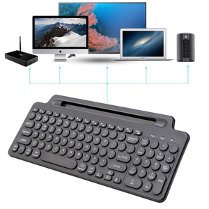 Teclado óptico inalámbrico de 2,4G con soporte de ranura para tarjeta táctil retroiluminado LED para escritorio Nuevo producto - Product Image 6