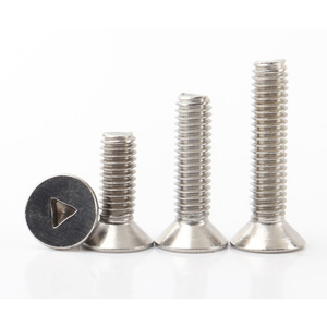 Paslanmaz çelik INOX süper dubleks SAFEEEE 2205 2507 A286 904L SUS SS havşa CSK üçgen düz kafa makinesi vida - Product Image 1