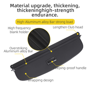 BMW X2 araba geri uyumlu bagaj kargo kapağı geri çekilebilir bagaj kargo kapağı - Product Image 6