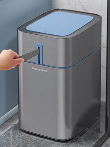 JOYBOS Stainless Steel Trash Can Easy <strong>Packing</strong> with Odor Filter System Waste <strong>Bin</strong> Garbage <strong>Bin</strong> for Kitchen - Product Image 3