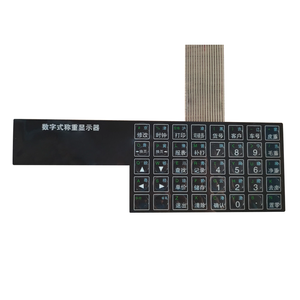OEM Custom polyester or polycarbonate hot <strong>embossed</strong> buttons membrane <strong>switch</strong> keypad <strong>keyboard</strong> - Product Image 4
