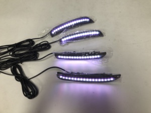 应用控制前后翼子板保险杠发光二极管灯5V/12V RGB彩色侧标反射器新条件充电器型号 - Product Image 6