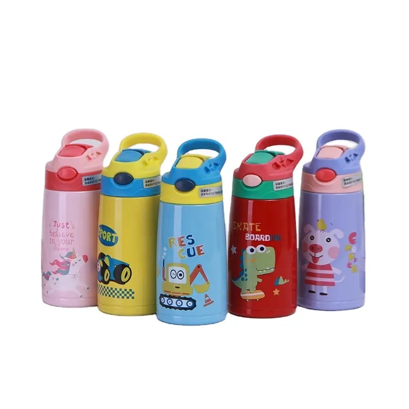 400 Ml Drinken Fles Rangen Leuke Rvs Vacuümfles Flessen Voor Kinderen