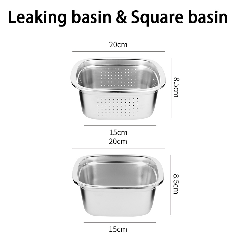 20cm-Leaking basin+Square basin