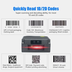 Lector de código de barras de detección automática de alto rendimiento Motor de escaneo Módulo de escáner de código Qr 2D de montaje fijo - Product Image 2