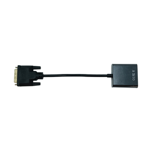DVI 24 + 1 25针DVI-VGA适配器电缆公母视频转换器投影仪通用DVI至VGA适配器电脑高清DVD