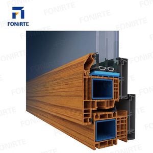 โพรไฟล์พลาสติกที่มีนวัตกรรมชุดบานเกล็ดโปรไฟล์ upvc โปรไฟล์พีวีซีอัดขึ้นรูปด้วยการเสริมเหล็ก - Product Image 6