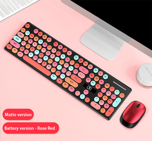 Venta al por mayor Mini teclado inalámbrico ratón juego teclado PC gamer portátil tableta Android teclado.
