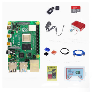 Venta CALIENTE Raspberry Pi 4 Kit de Inicio Completo con Pi 4 Modelo B 4GB RAM Board 32GB Mic Ro Tarjeta SD