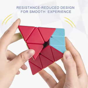 High Cost-Effective 2x2 3x3 4x4 5x5 Smooth Triangle SpeedCube Stickerless Speed Puzzle <strong>Toy</strong> <strong>Rubikings</strong> Magic Cube for Kids - Product Image 2