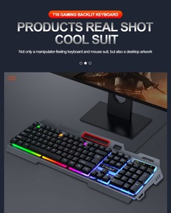 Teclado mecánico portátil T16 todo en uno para ordenador, pantalla táctil con teclado láser virtual para tabletas y teléfonos, gran oferta - Product Image 6