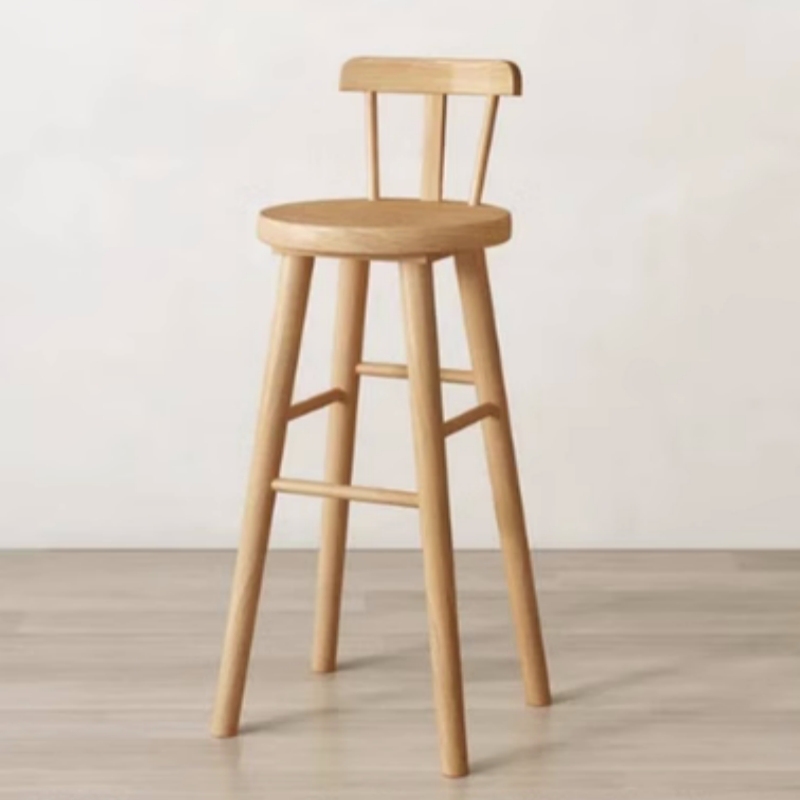 Silla de bar con respaldo a juego