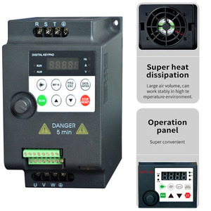 Convertidor inversor de frecuencia de salida de 220V monofásico de 0.75KW 1HP y 3 fases de 380V VFD para motor de CA bomba eléctrica accionamiento de ventilador - Product Image 5