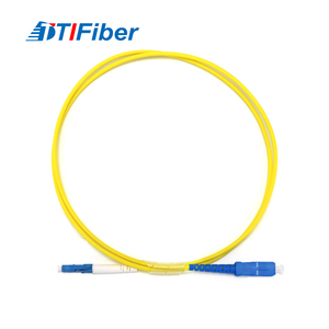 FTTX黄色LSZH聚氯乙烯光纤跳线LC SC UPC单工2.0 3.0毫米跳线室内WiFi FTTA单模光纤 - Product Image 4